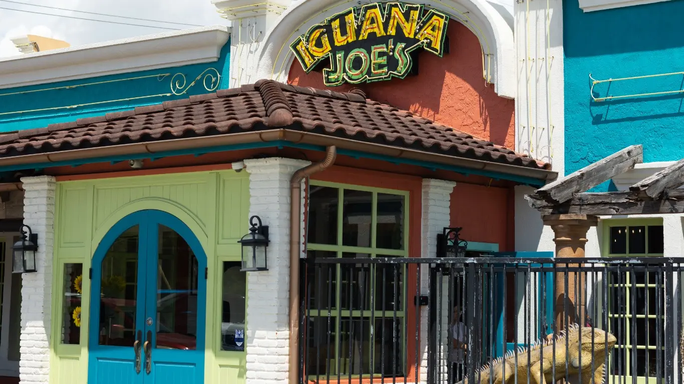 The original Iguana Joe’s restaurant in Mont Belvieu